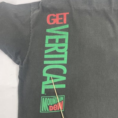 Vintage Mountain Dew Get Vertical T-Shirt Size XL 90s
