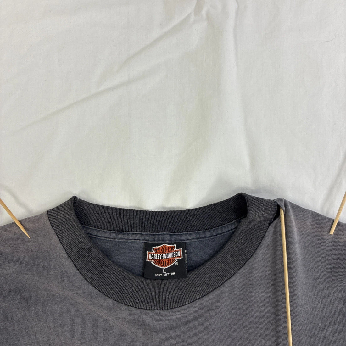 Vintage Harley Davidson Motorcycles American Heritage Native T-Shirt Large 90s