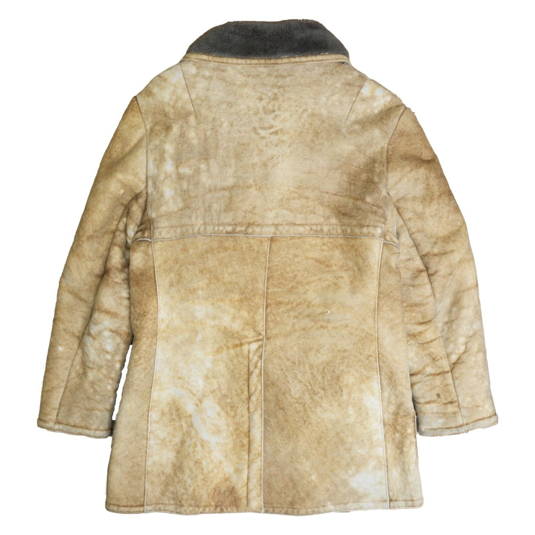 Vintage Sawyer Of Napa Spring Lamb Parka Coat Jacket Women Size 44