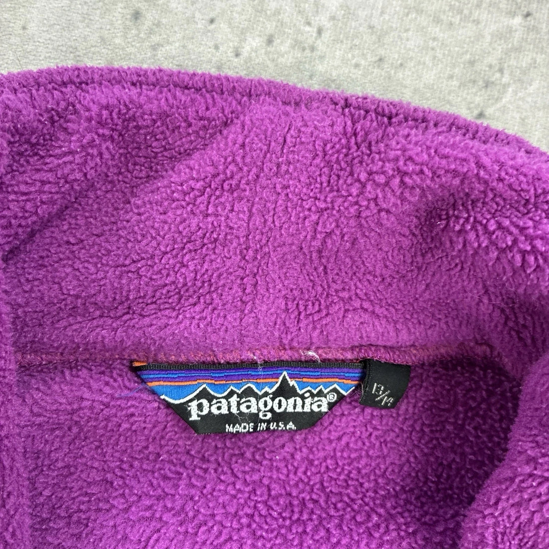 Vintage Patagonia Full Zip Fleece Jacket Womens Size 13/14 90s