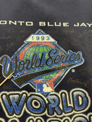 Vintage Toronto Blue Jays World Series Champions Sweatshirt Large 1993 90s MLB