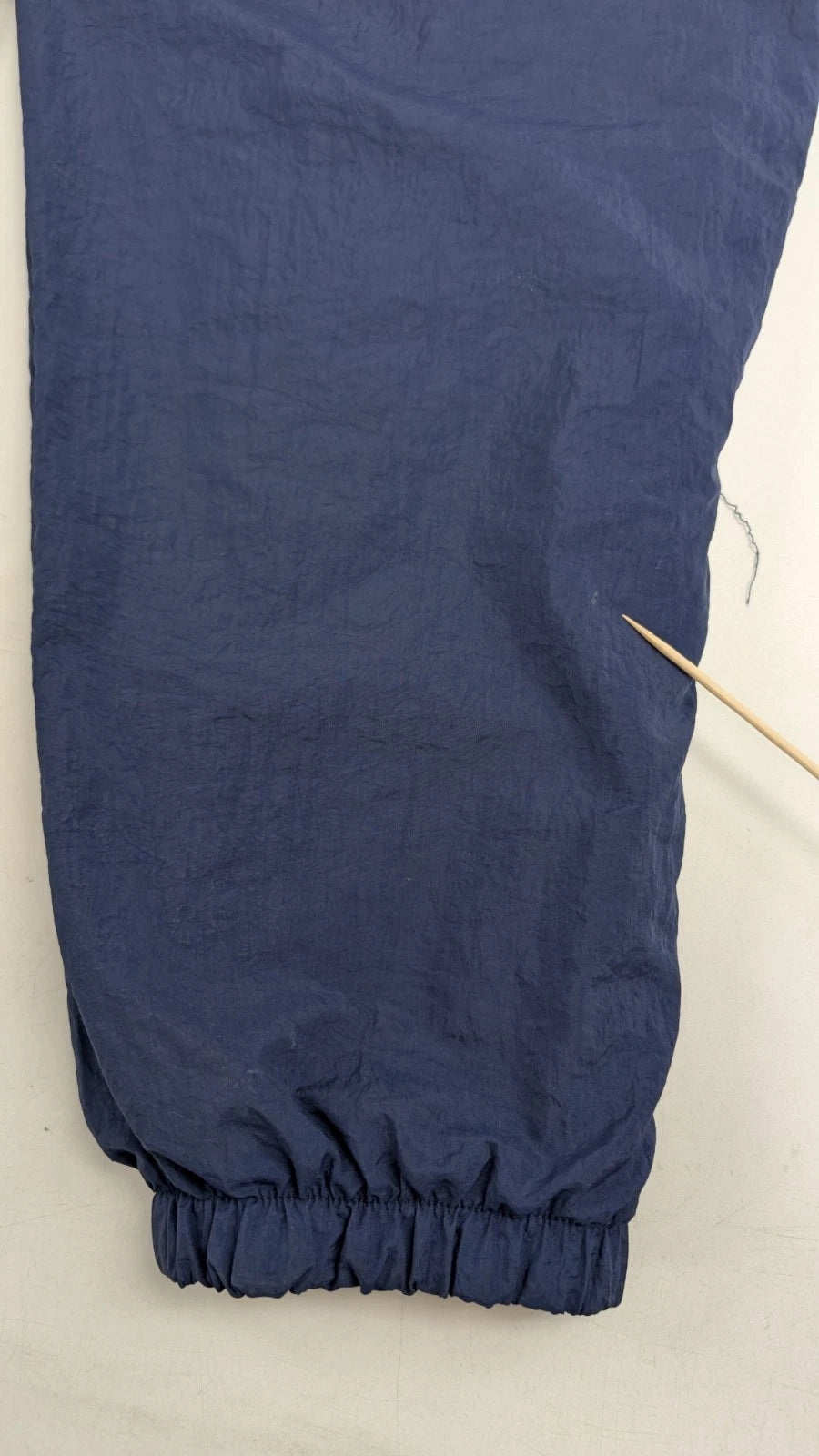 Vintage Nike Nylon Track Pants Size Large Tonal Blue