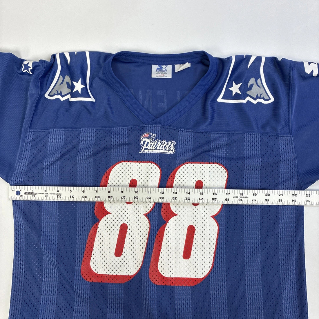 Vintage New England Patriots Terry Glenn Starter Jersey Size Large/XL NFL