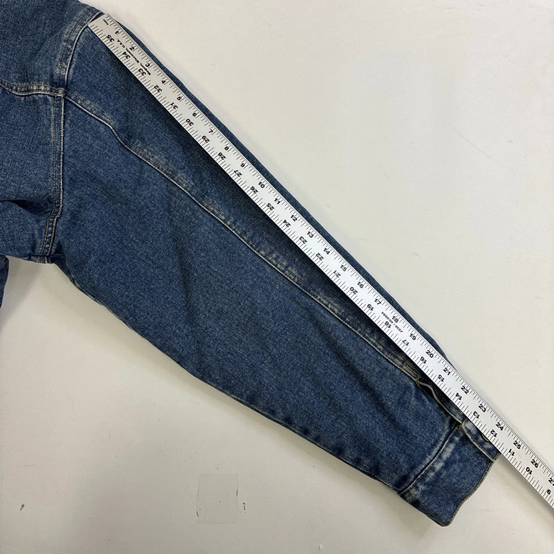 Lee Denim Trucker Jacket Size Medium Sherpa Lined