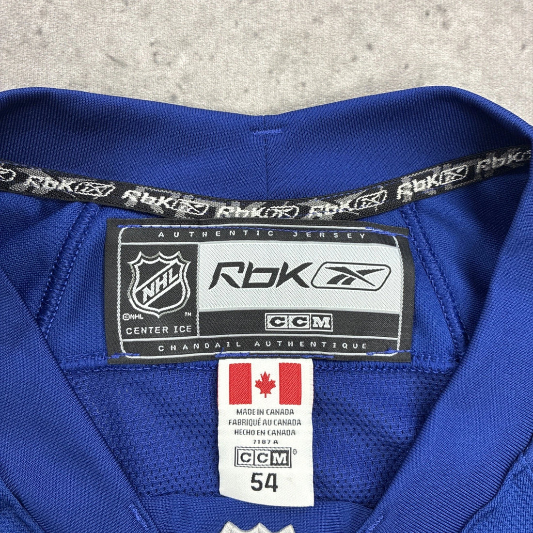 Toronto Maple Leafs Authentic Center Ice Reebok Jersey Size 54 NHL NWT