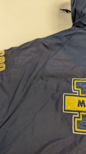 Vintage Michigan Wolverines Shark Tooth Logo Athletic Jacket Size Medium NCAA