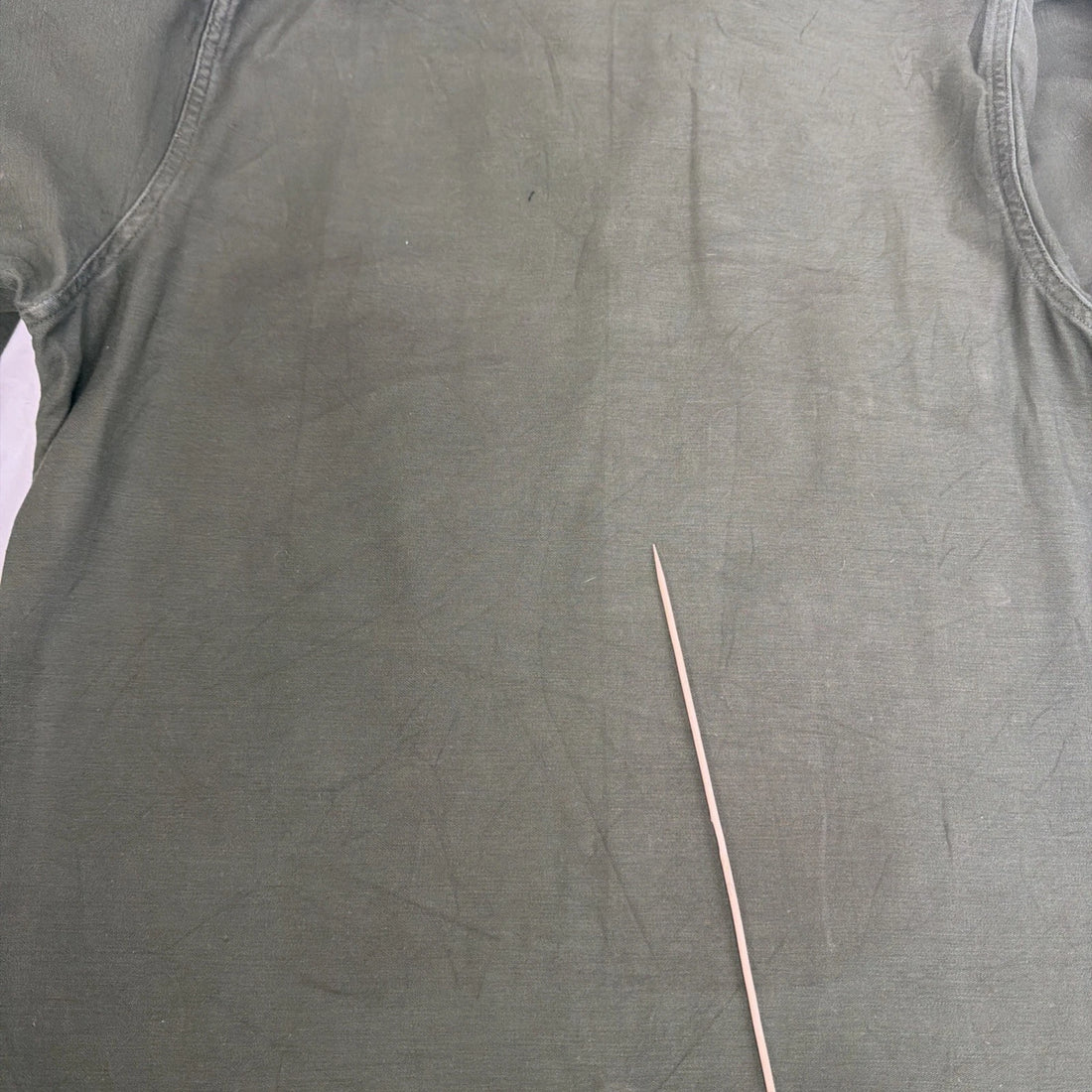 Vintage U.S. Army OG 107 Fatigue Button Up Shirt Size 15 1/2 x 33