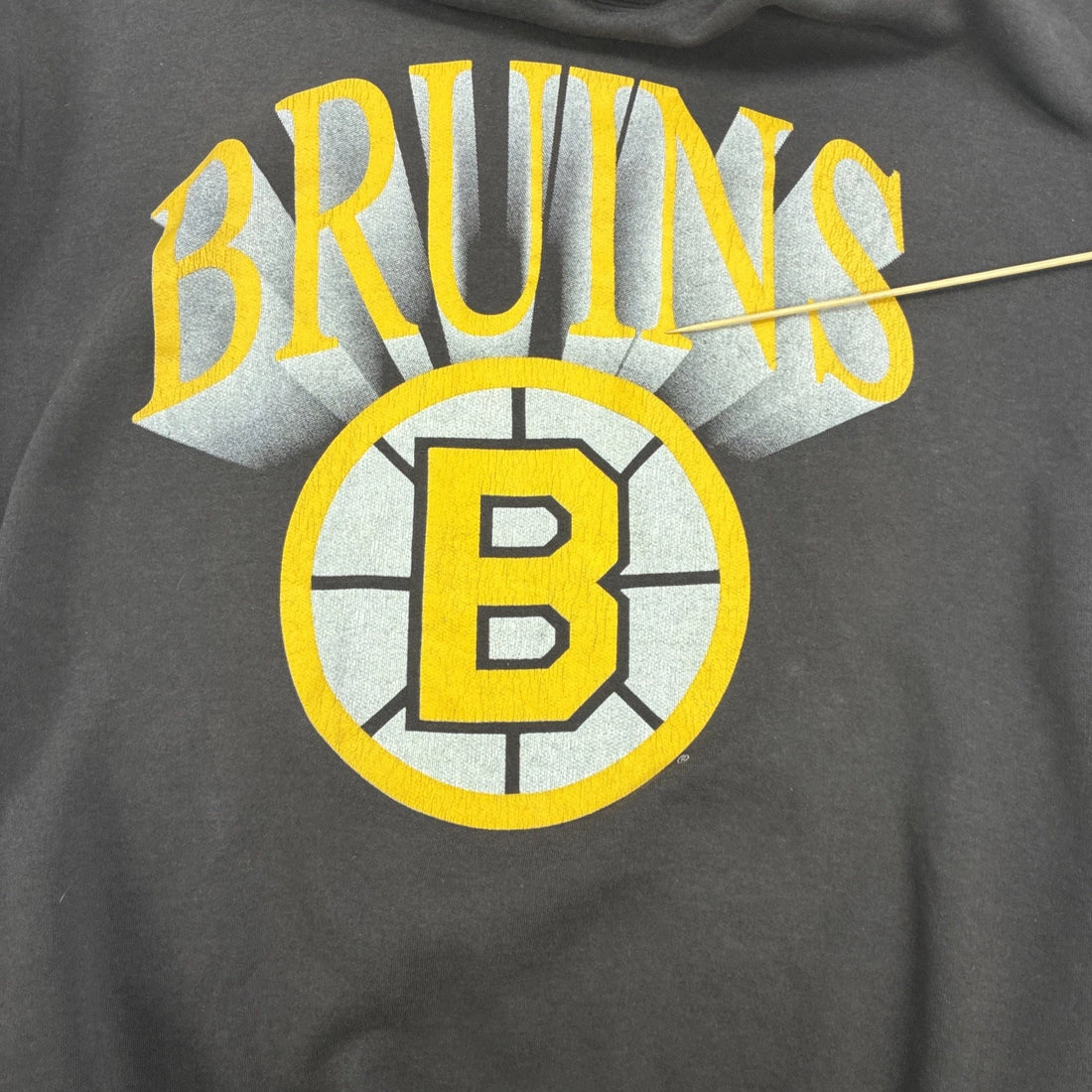 Vintage Boston Bruins The Game Sweatshirt Hoodie Size Large 90s NHL