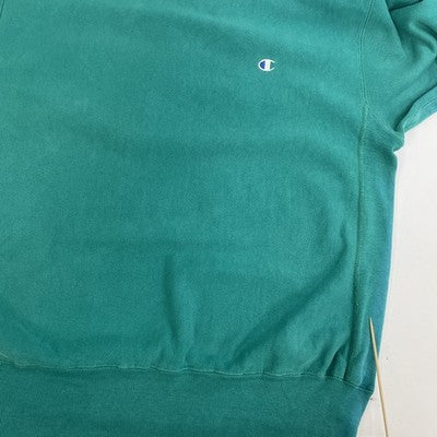 Vintage Champion Reverse Weave Crewneck Sweatshirt Size XL Teal 90s