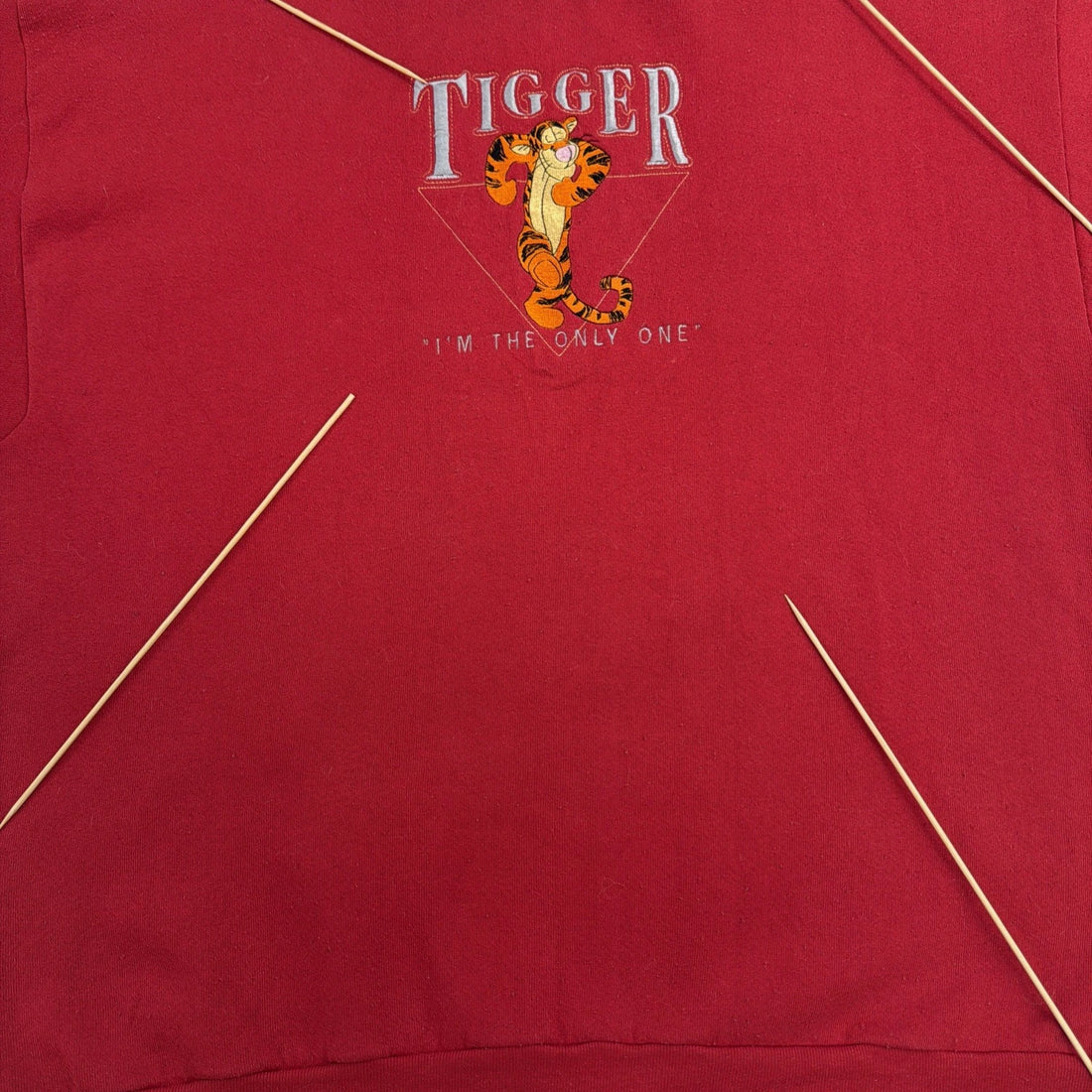 Vintage Tigger Winnie The Pooh Disney Crewneck Sweatshirt Size 2XL Red