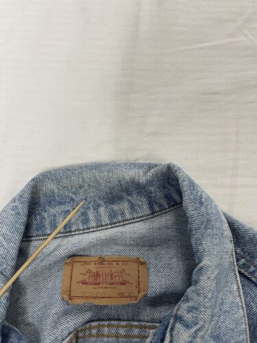 Vintage Levi Strauss & Co. Denim Trucker Jacket Size 42 L Blue