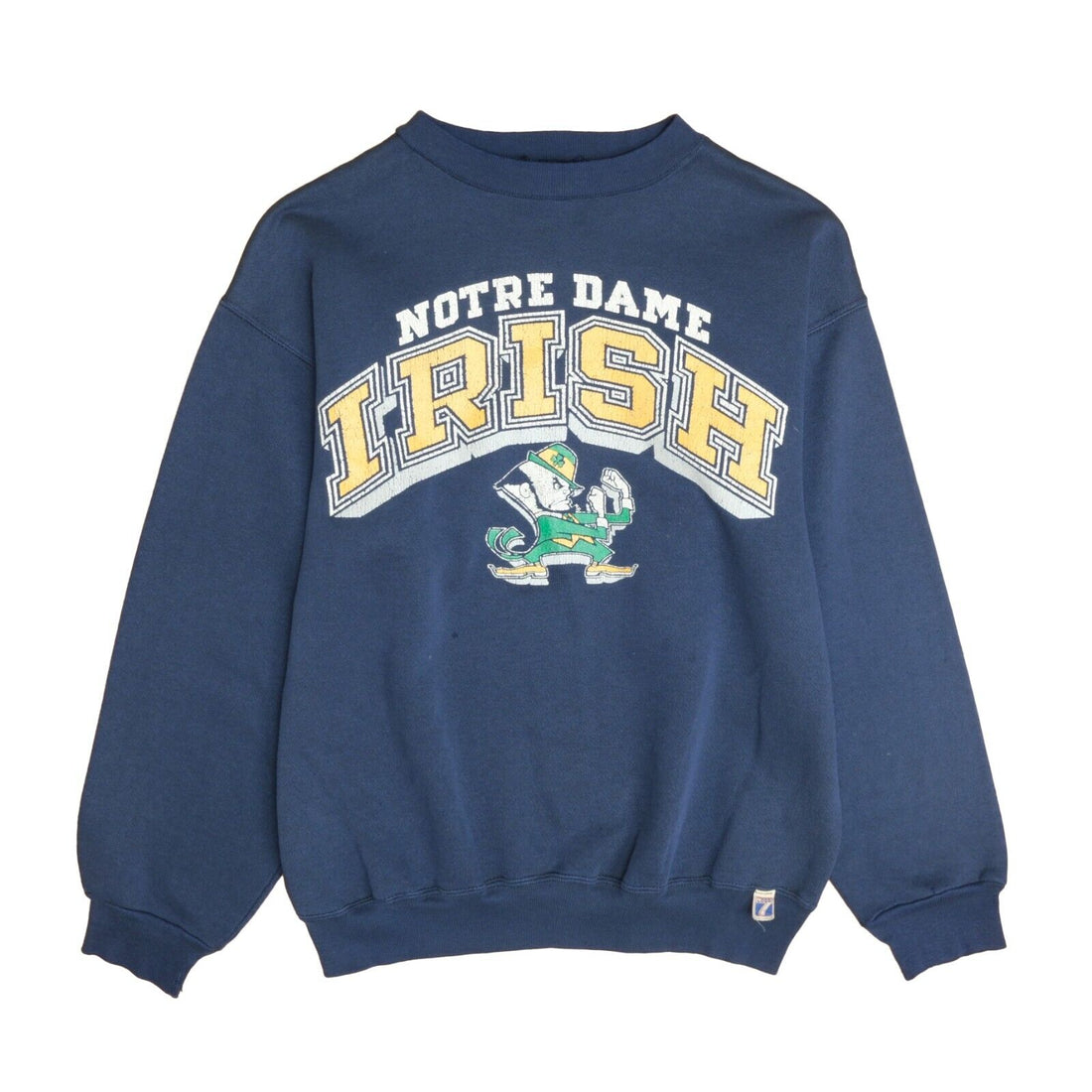 Vintage Notre Dame Fighting Irish Sweatshirt Crewneck Size Medium 90s NCAA