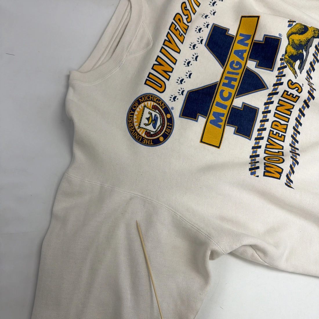 Vintage Michigan Wolverines Crewneck Sweatshirt Size XL 90s NCAA