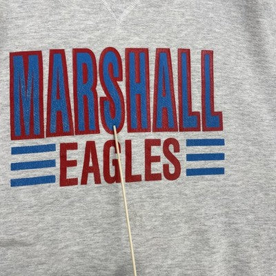 Vintage Marshall Eagles Russell Athletic Crewneck Sweatshirt Size XL 90s