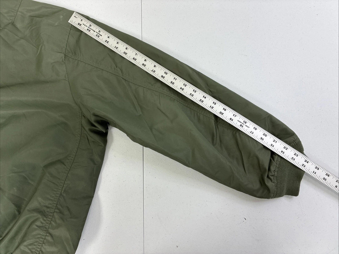 Levi Strauss & Co. Flight Bomber Jacket Size Medium Green
