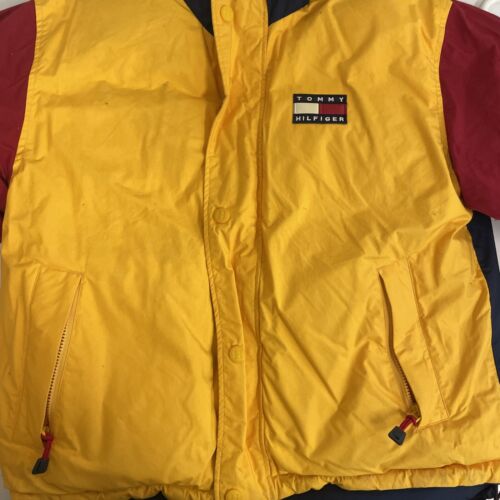 Tommy Hilfiger Puffer Jacket Size Medium Reversible Insulated