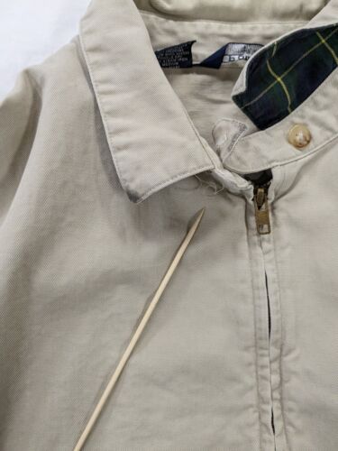 Vintage Polo Ralph Lauren Harrington Jacket Size XL Beige
