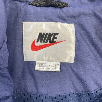Vintage Nike Windbreaker Light Jacket Youth Size Large Blue Yellow