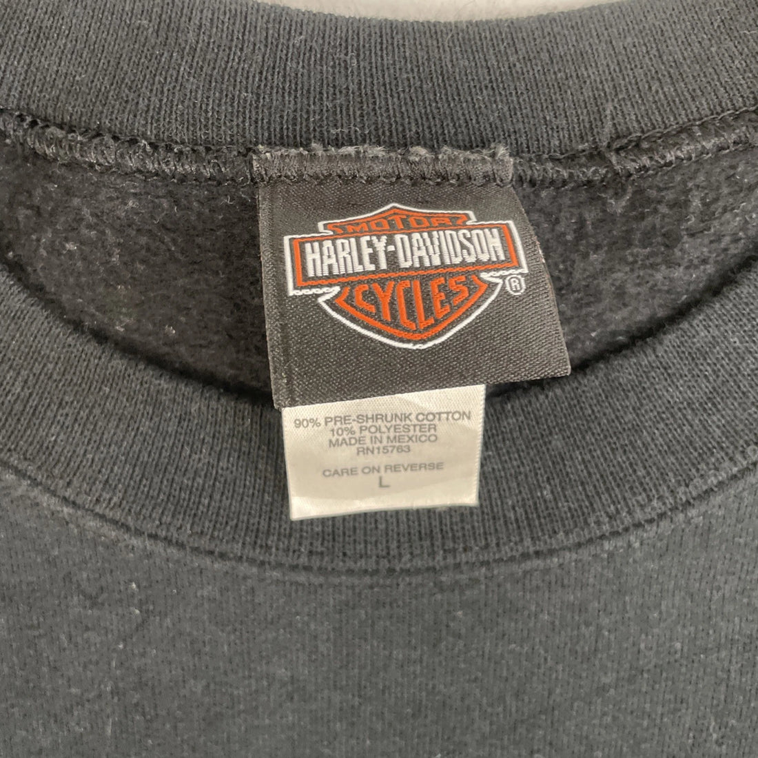 Harley Davidson Motorcycles Hog Crewneck Sweatshirt Size Large