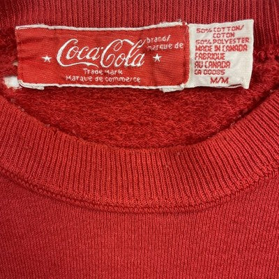 Vintage Coca-Cola Crewneck Sweatshirt Size Medium Coke Promo 90s