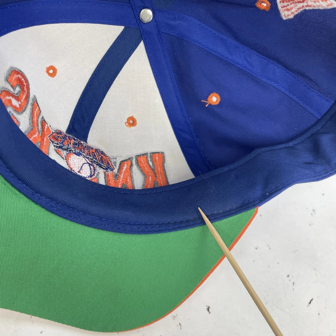 Vintage New York Knicks G Cap Snapback Hat Youth OSFA 90s NBA