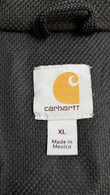 Carhartt Full Zip Sweatshirt Hoodie Size XL Gray Thermal Lined