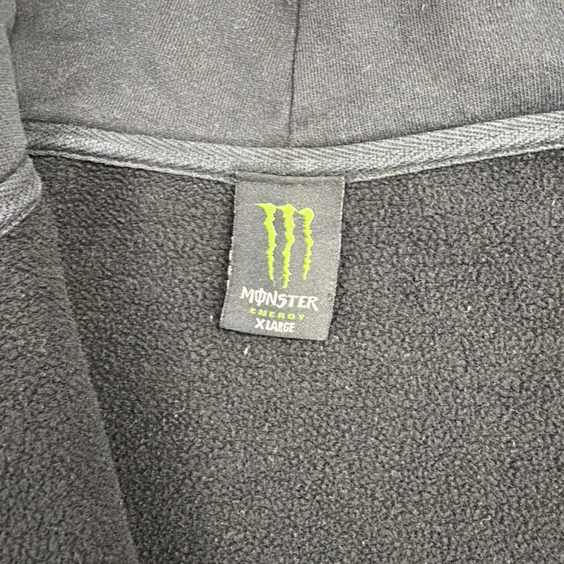 Monster Energy Full Zip Sweatshirt Hoodie Size XL