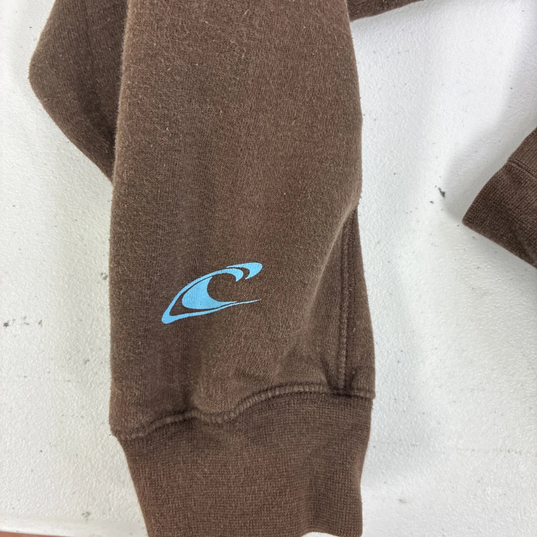 Vintage O'Neill Sweatshirt Hoodie Size Large Brown Y2K