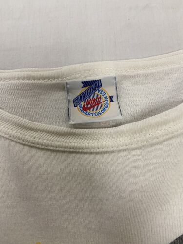 Vintage Nike Nick Bollettieri Tennis Academy T-Shirt Size Large White 80s
