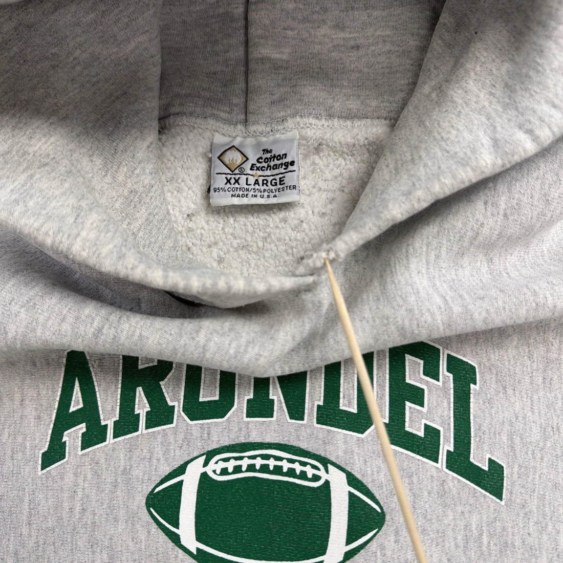 Vintage Arundel Football Sweatshirt Hoodie Size 2XL 90s