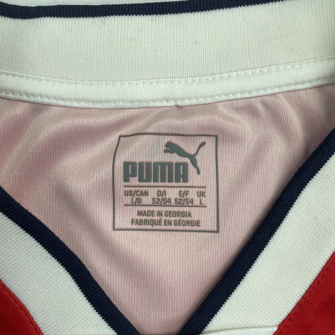 Arsenal FC Fly Emirates Puma Soccer Football Jersey Size Large