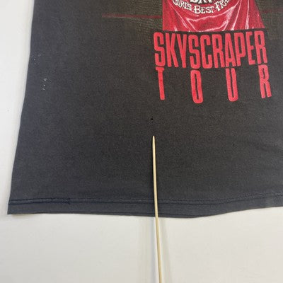 Vintage David Lee Roth Skyscraper Tour T-Shirt Size Medium 1988 80s