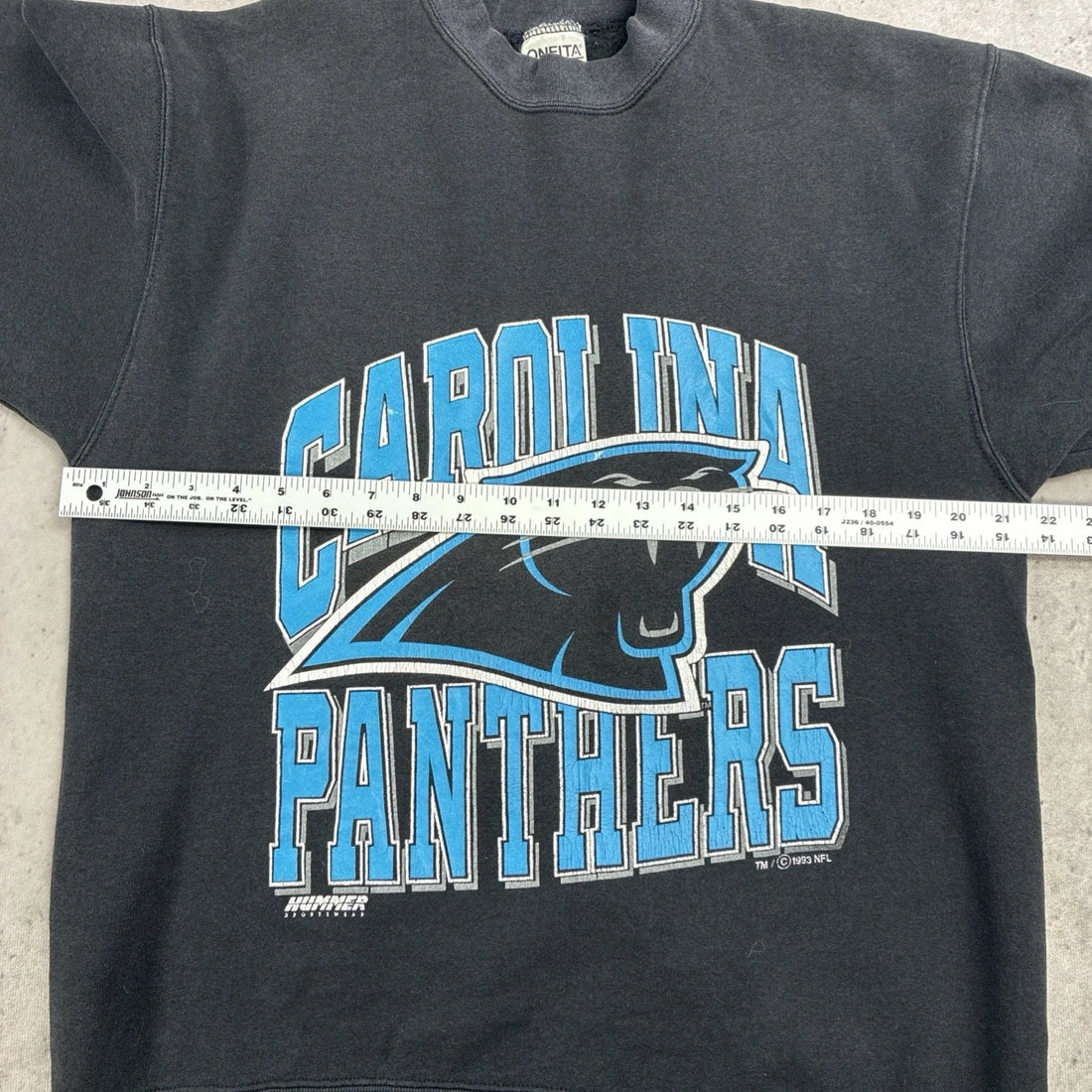 Vintage Carolina Panthers Sweatshirt Crewneck Size Large 90s NFL