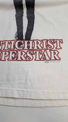 Vintage Marilyn Manson Antichrist Superstar Ringer T-Shirt Size Large 90s