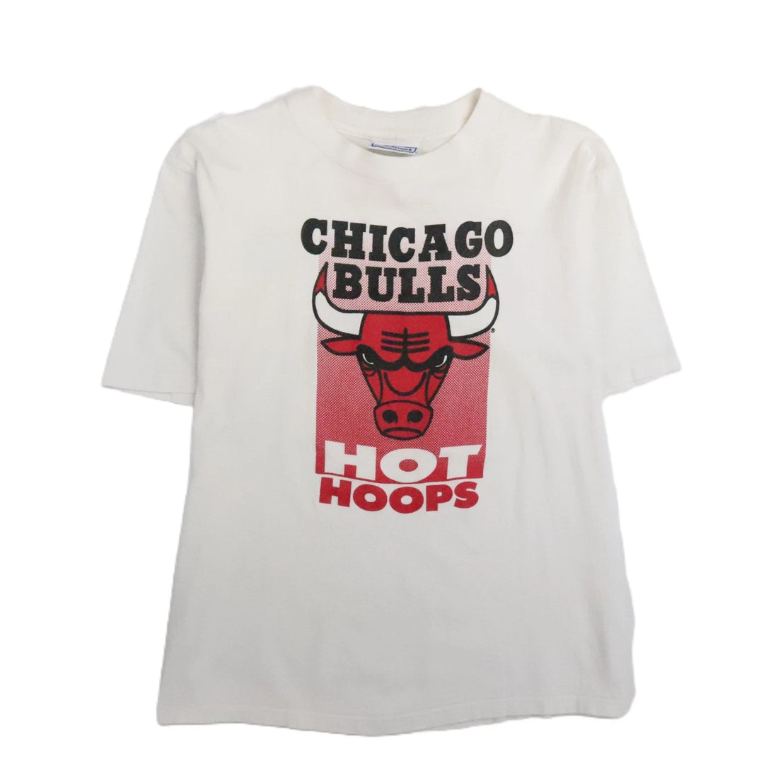 Vintage Chicago Bulls Hot Hoops T-Shirt Size Large 90s NBA