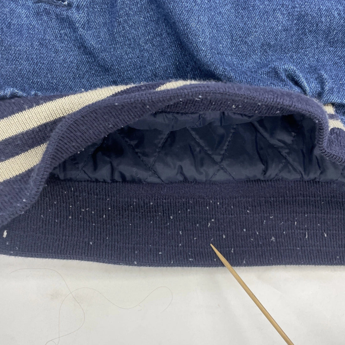 BUM Denim Bomber Jacket Size XL