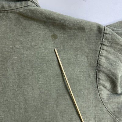 Vintage Military Army Button Up Shirt Size 14 1/2 x 33