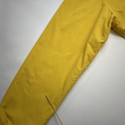 Vintage L.L. Bean Three Season Bomber Jacket Size Large Tall Yellow Fleece Lined