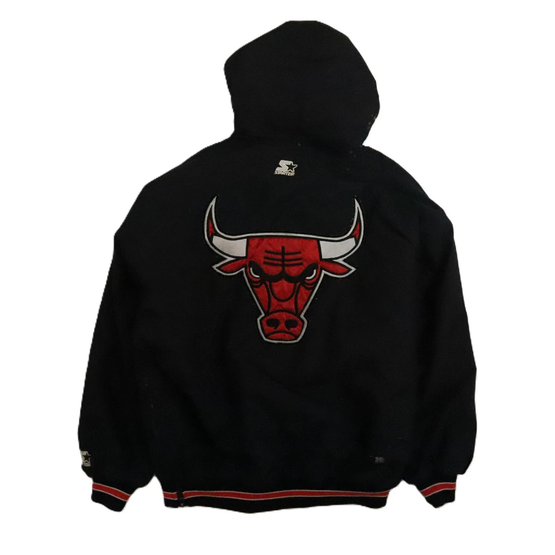 Vintage Chicago Bulls Starter Puffer Jacket Size XL NBA