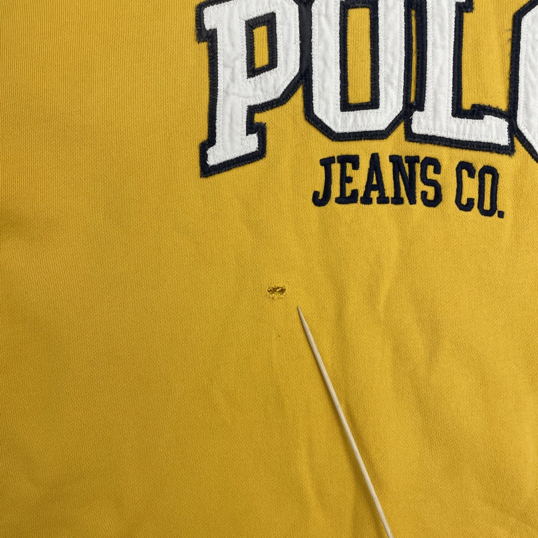 Polo Jeans Ralph Lauren Sweatshirt Hoodie Size XL Yellow