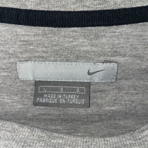 Vintage Nike Crewneck Sweatshirt Size Large Gray Embroidered Swoosh