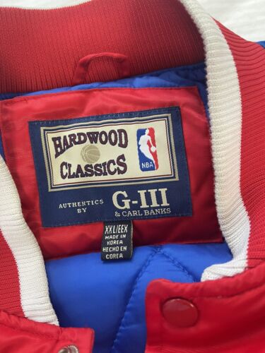 San Diego Clippers Satin Bomber Jacket Size 2XL Hardwood Classics NBA