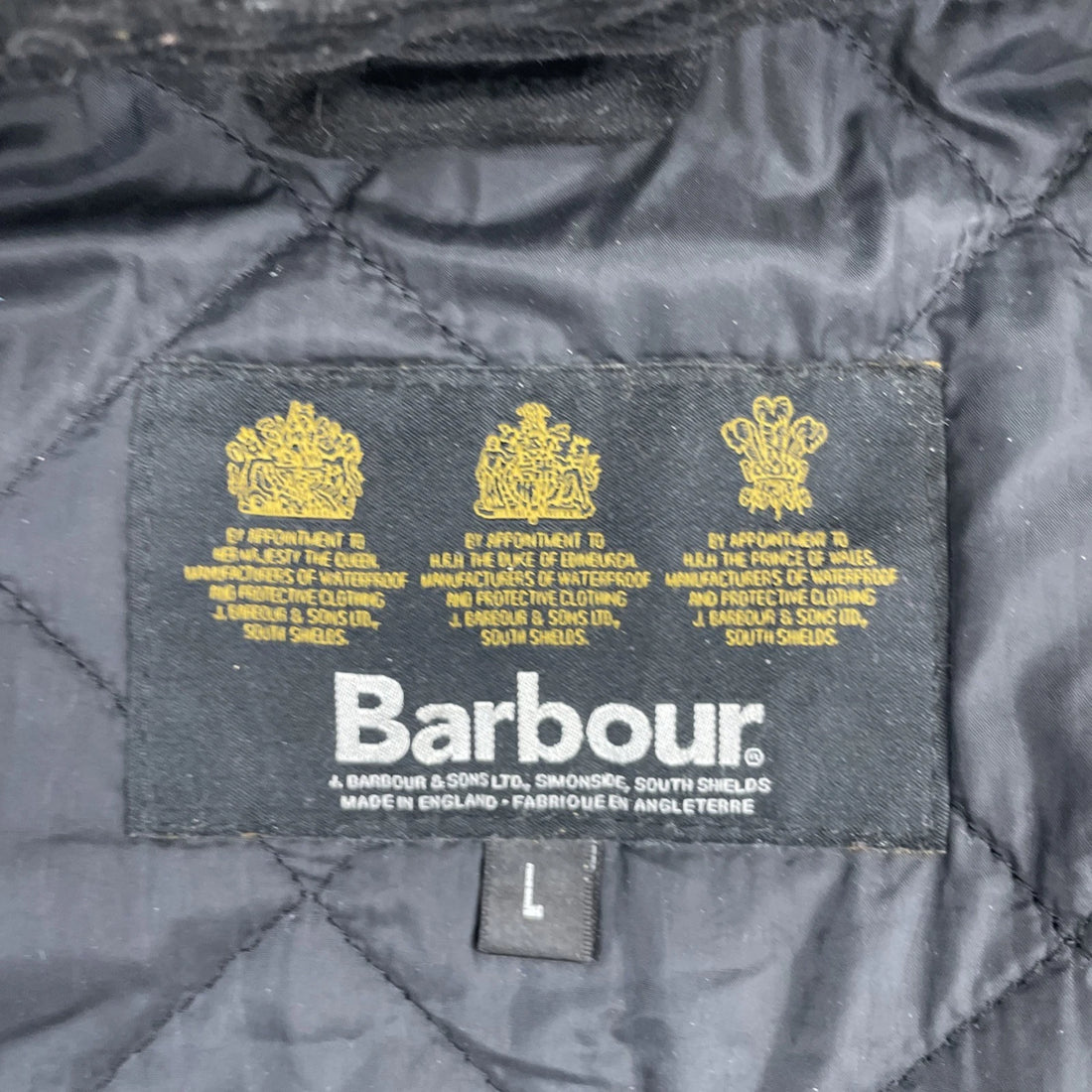 Barbour Eton Waxed Coat Jacket Size Large
