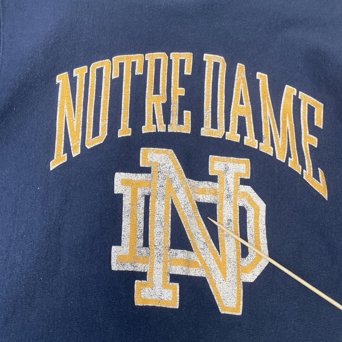 Vintage Notre Dame Fighting Irish Champion Reverse Weave Sweatshirt Medium 80s