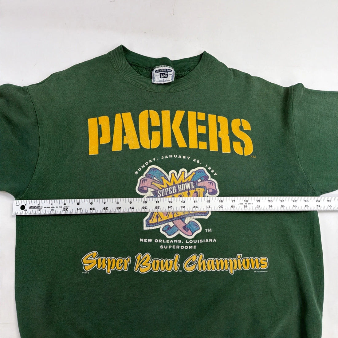 Vintage Green Bay Packers Super Bowl XXXI Champions Sweatshirt Large 90s NFL