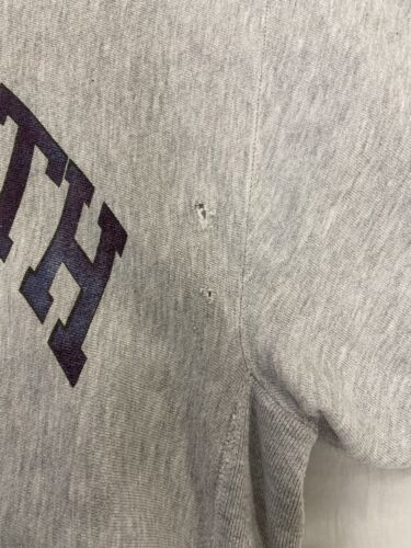 Vintage Falmouth University Sweatshirt Crewneck Size Large Gray 90s
