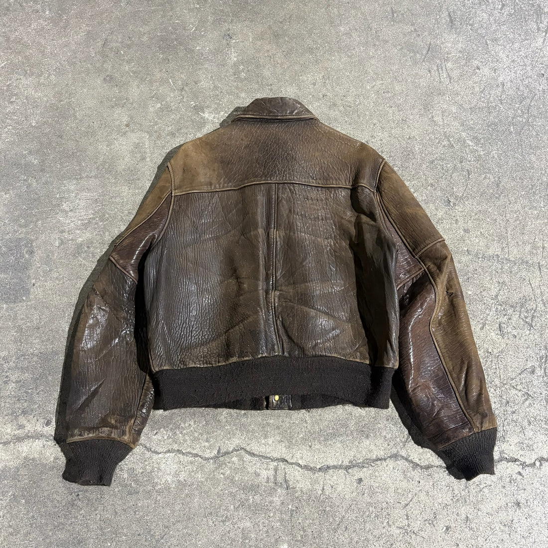 Schott Sportswear - Leather Jacket Size X- Large