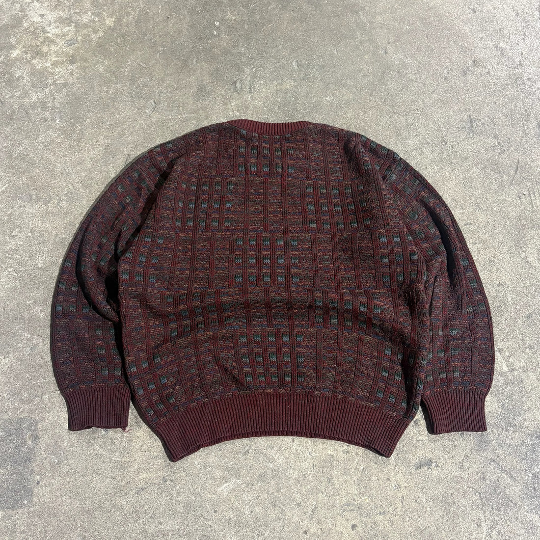 80s Van Heusen Knit Sweater Size Large