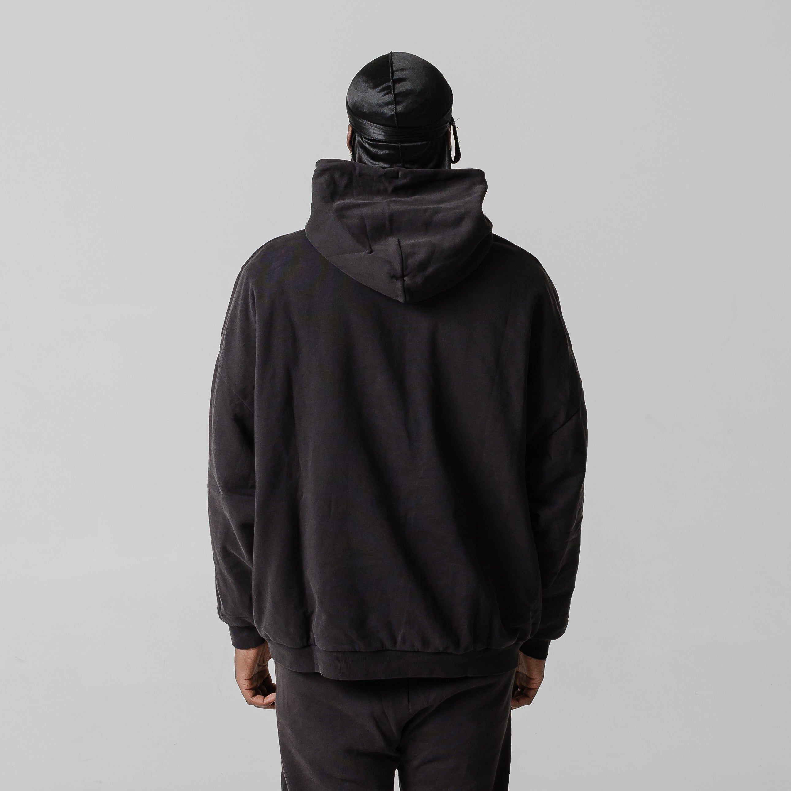 Black yeezy hoodie best sale