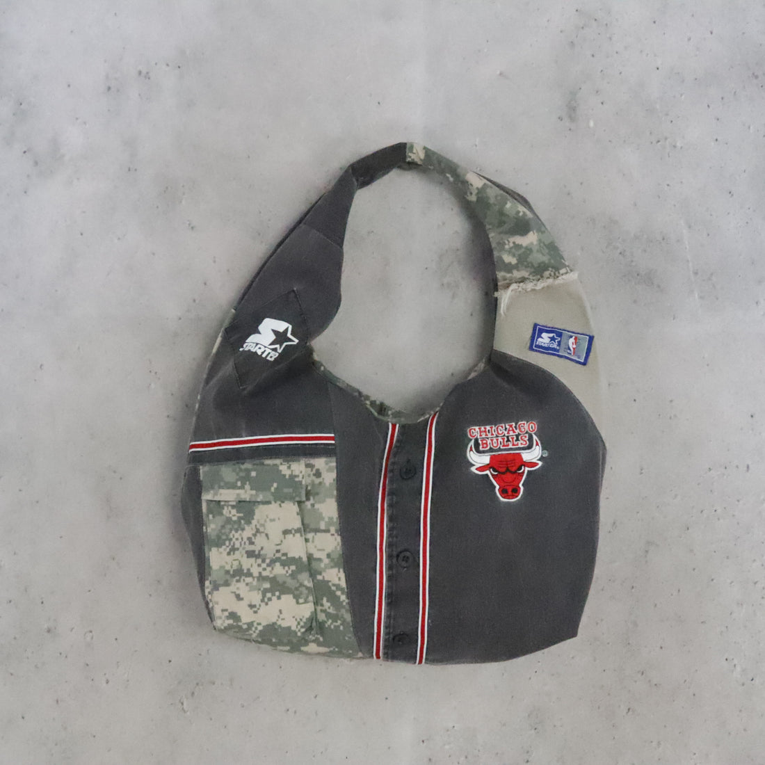 Reworked Chicago Bulls Hobo Bag NBA